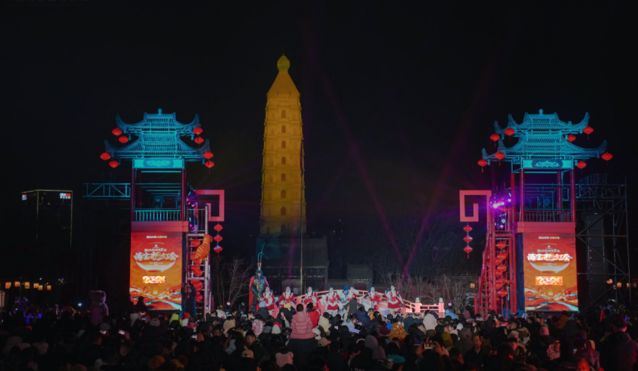 灯会点亮“年味” 银川老城第二届